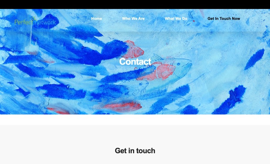The contact page