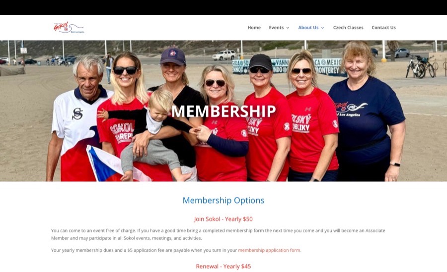 Membership information and signup